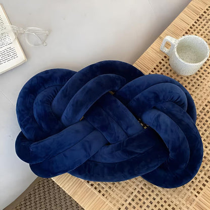 CozyNest | Braided Plush Cushion Pillow