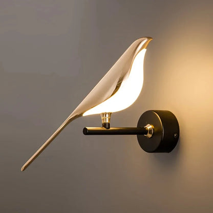 Nordic Golden Bird LED Wall Light - Creative Wall Lamp