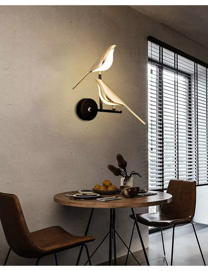Nordic Golden Bird LED Wall Light - Creative Wall Lamp