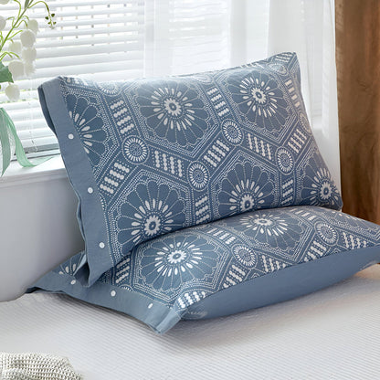 CozyNest | Pure Cotton Buttoned Pillowcase