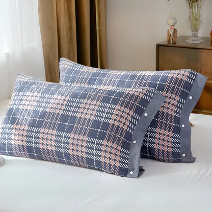 CozyNest | Pure Cotton Buttoned Pillowcase