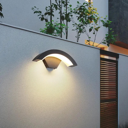 Outdoor Wall Sconce With Radar Motion Sensor