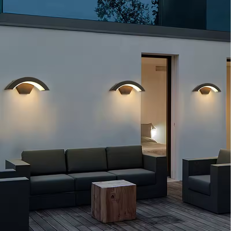 Outdoor Wall Sconce With Radar Motion Sensor