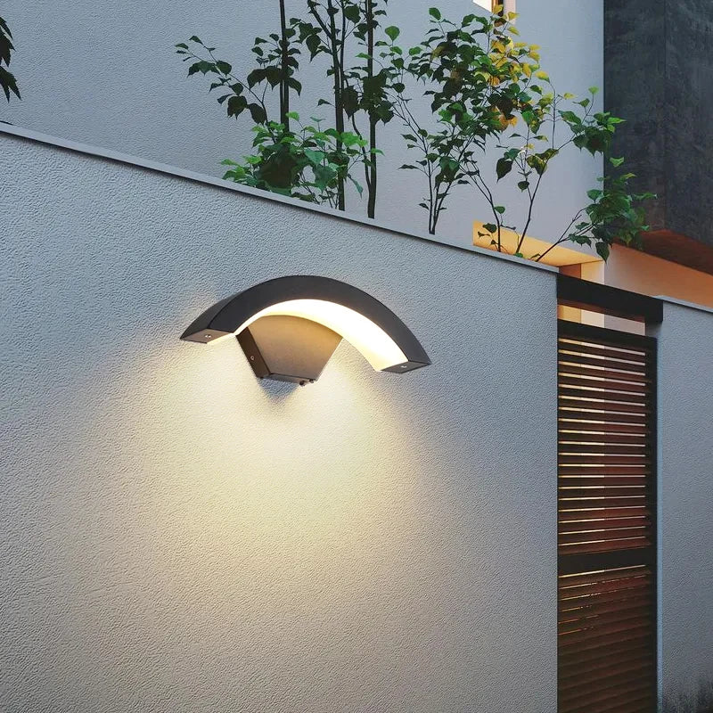 Outdoor Wall Sconce with Radar Motion Sensor