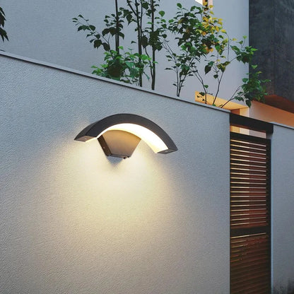 Outdoor Wall Sconce with Radar Motion Sensor