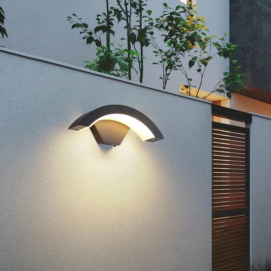 Outdoor Wall Sconce with Radar Motion Sensor