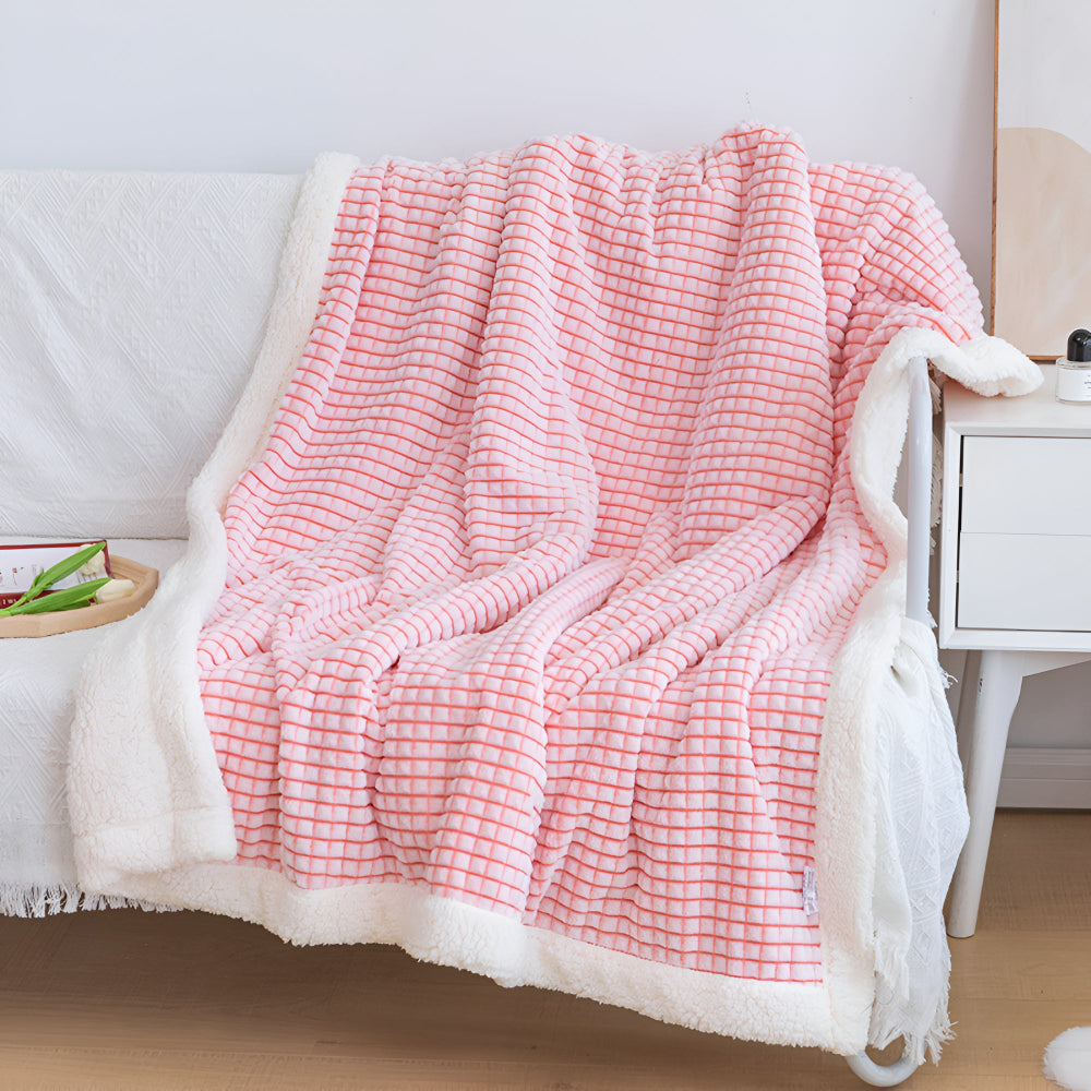 CozyHome | Warm Waffle Sherpa Blanket