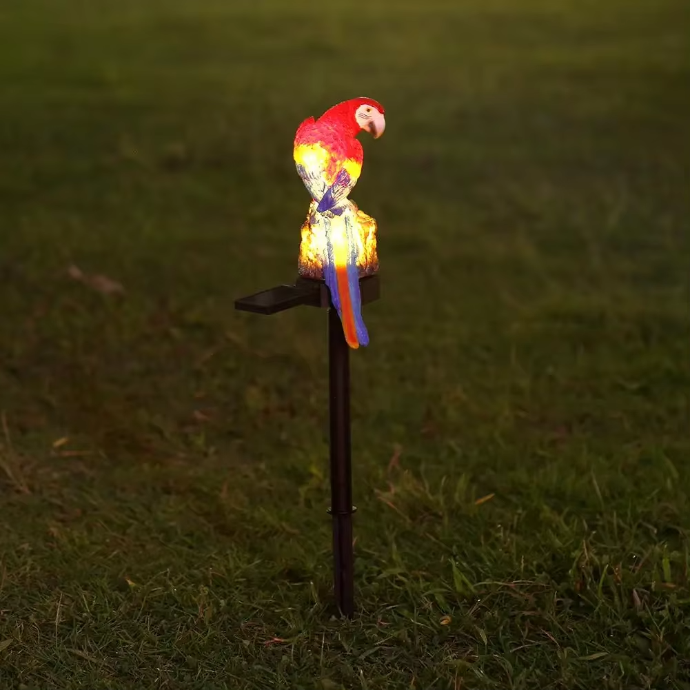 ParrotGlow Solar Garden Lights | Tropical Parrot Decorative Lamps