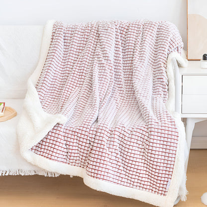 CozyHome | Warm Waffle Sherpa Blanket