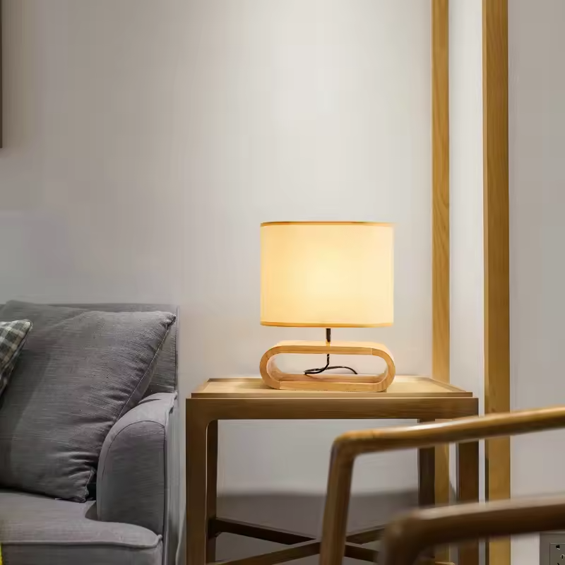 ScandiLoop | Elegant Wooden Table Lamp For Modern Living