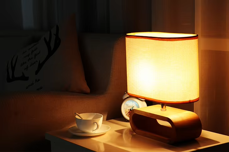 ScandiLoop | Elegant Wooden Table Lamp For Modern Living