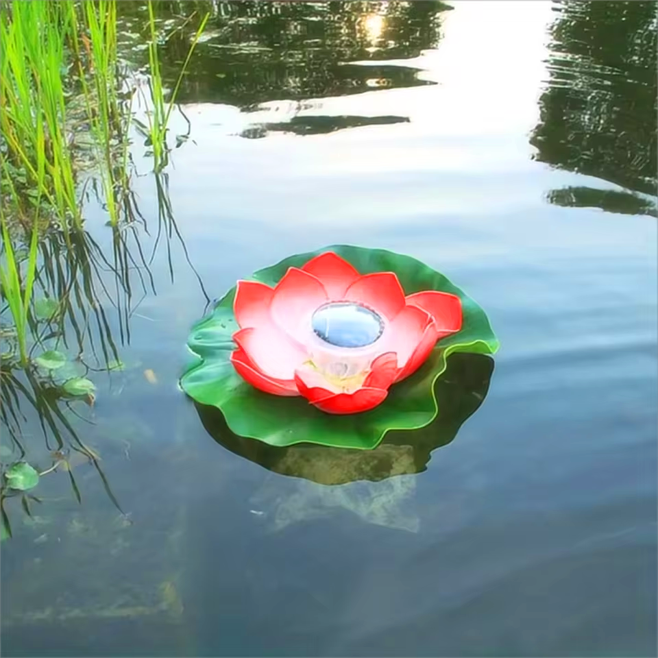 Solarrose | Enchanting Floating Fountain For Gardens And Ponds