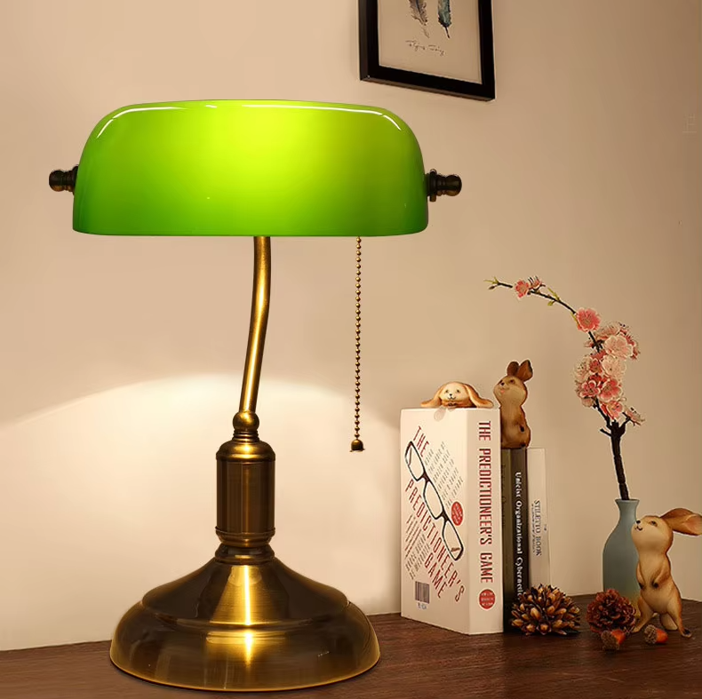 Timeless Glass Table Lamp | European Style Decorative Light