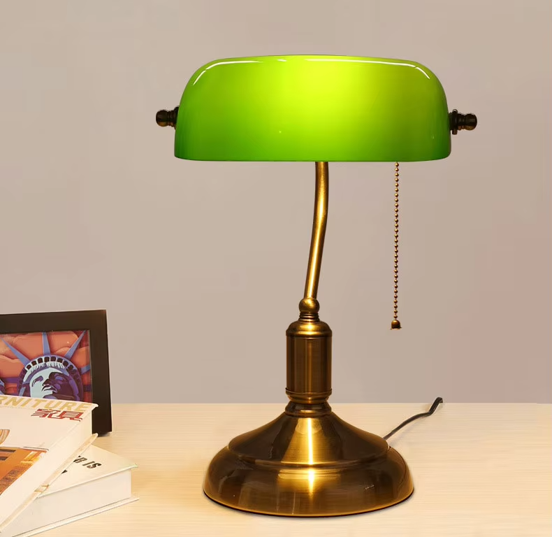 Timeless Glass Table Lamp | European Style Decorative Light
