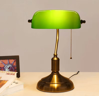 Timeless Glass Table Lamp | European Style Decorative Light