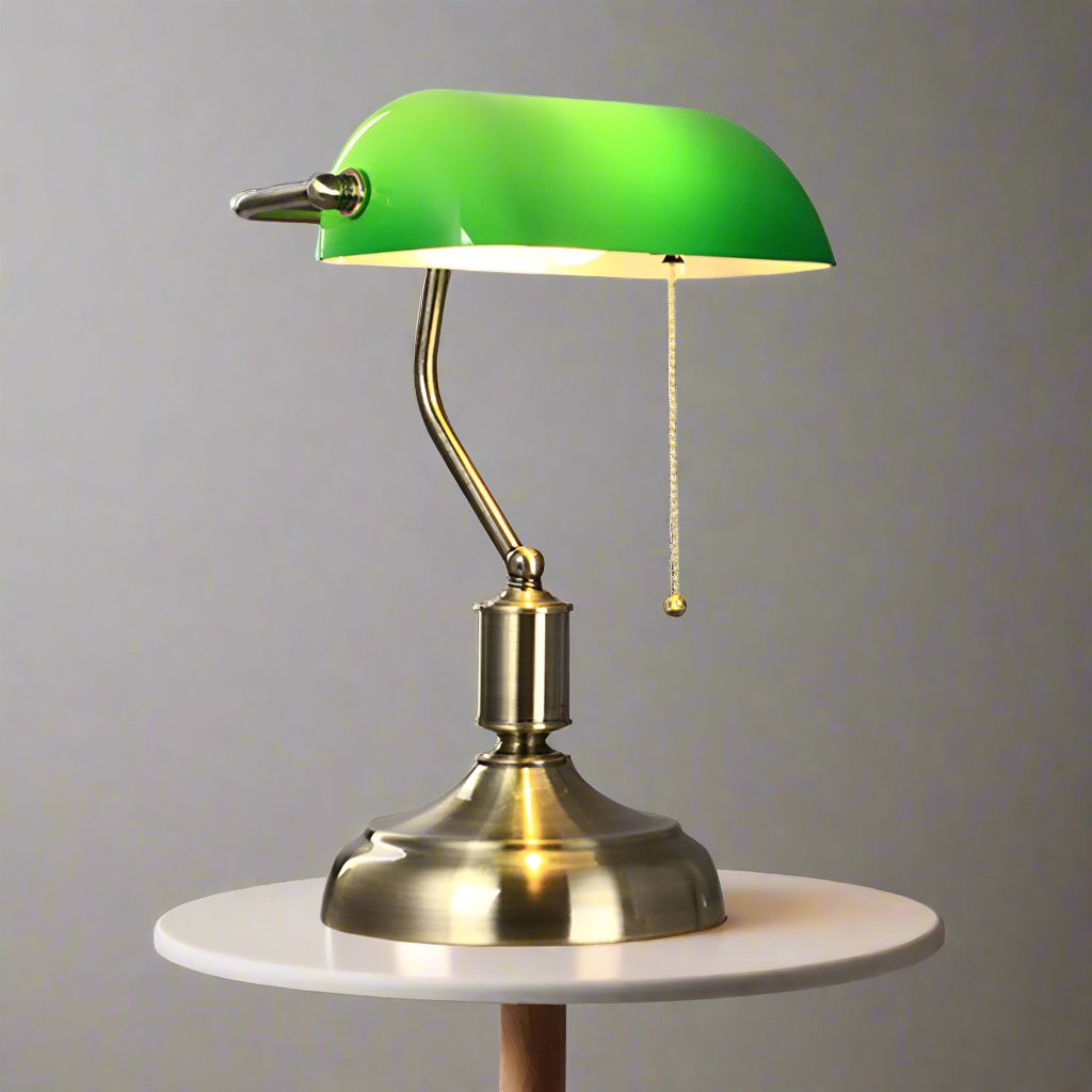 Timeless Glass Table Lamp | European Style Decorative Light