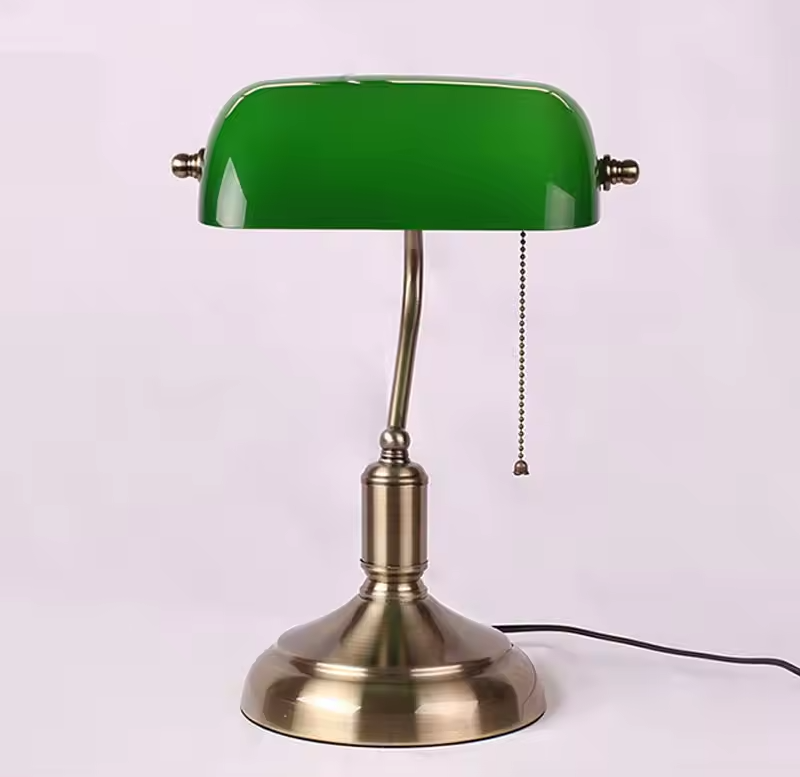 Timeless Glass Table Lamp | European Style Decorative Light