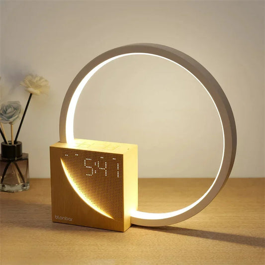 Touch Control Bedside Alarm Clock Lamp | Multi-Functional Night Light