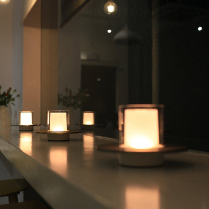 Touch/Infrared Sensor Candle Light | Rechargeable Table Lamp