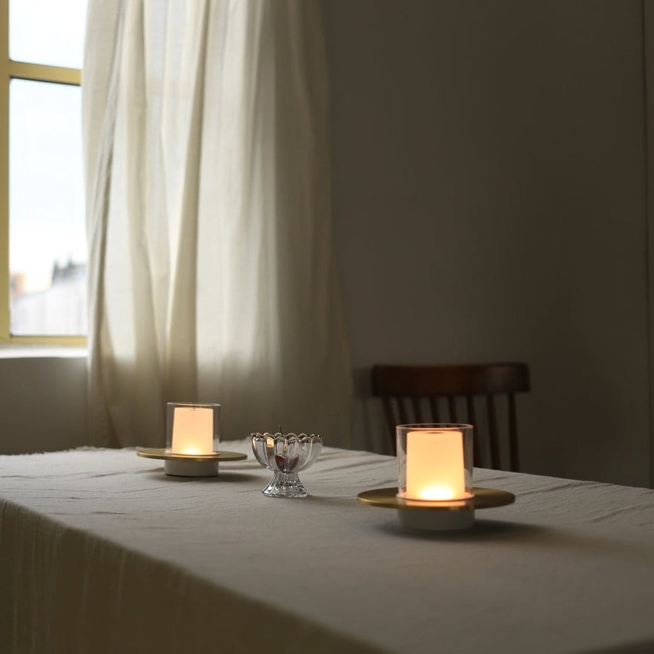 Touch/Infrared Sensor Candle Light | Rechargeable Table Lamp