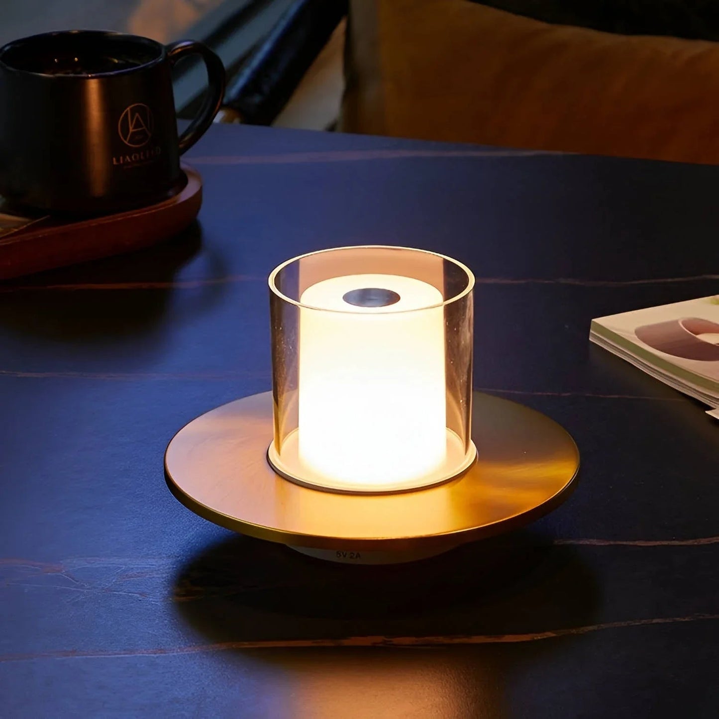 Touch/Infrared Sensor Candle Light | Rechargeable Table Lamp