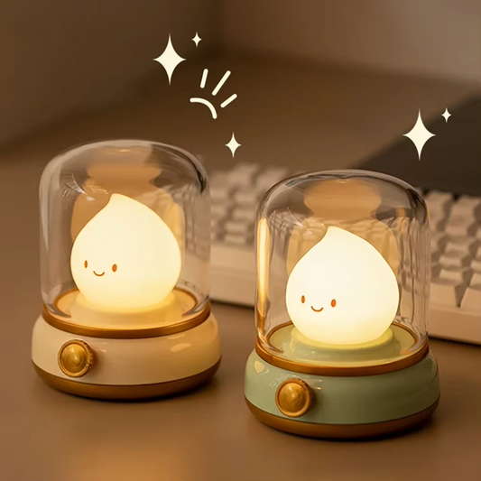 Vintage LED Kerosene Lamp | Rechargeable Candle Night Light