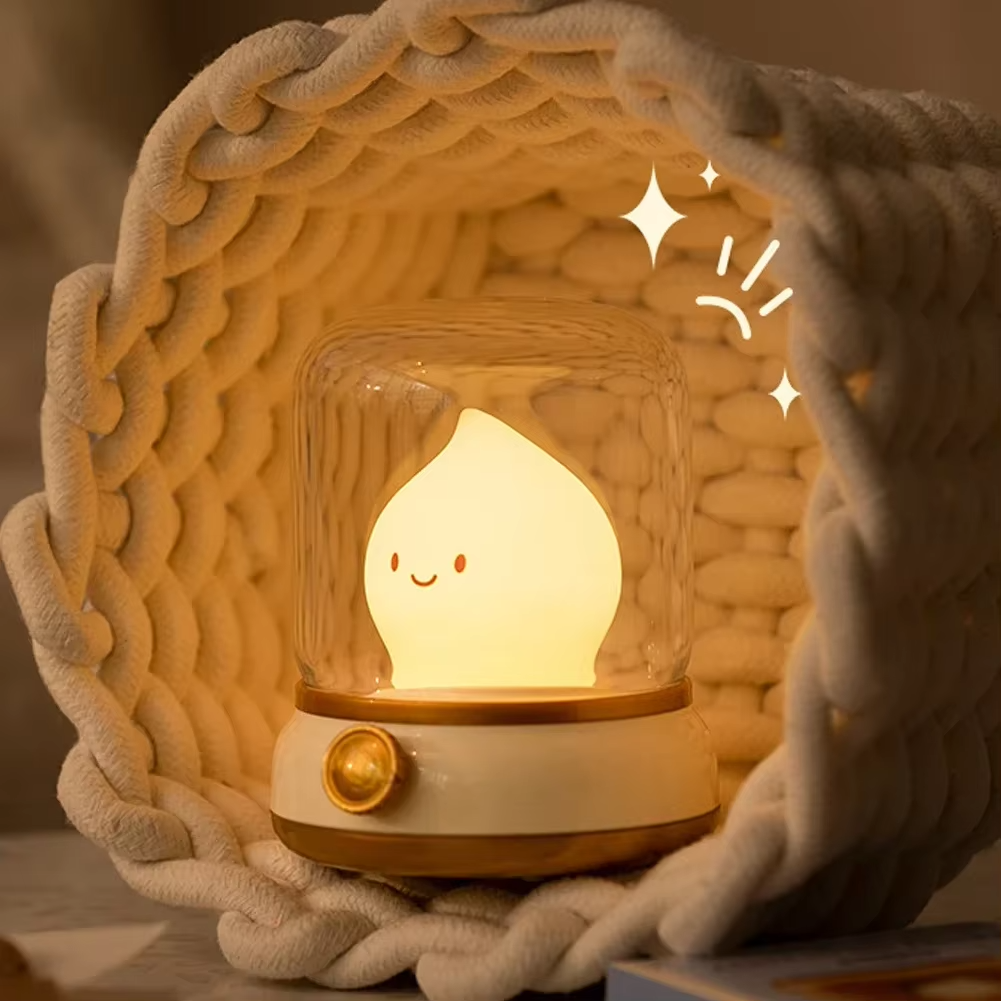 Vintage LED Kerosene Lamp | Rechargeable Candle Night Light
