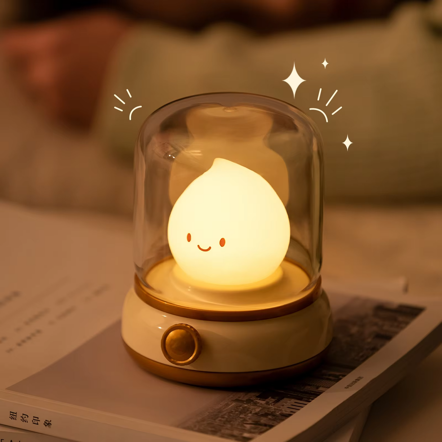 Vintage LED Kerosene Lamp | Rechargeable Candle Night Light