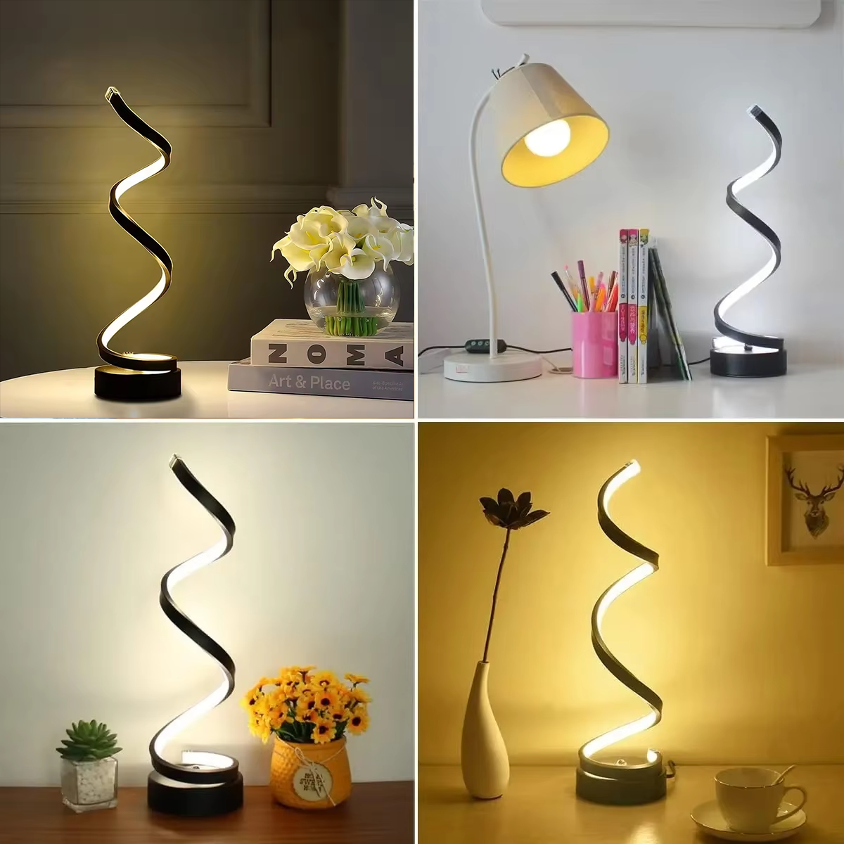 ZyraLux | Sleek Modern LED Table Lamp With Elegant Design