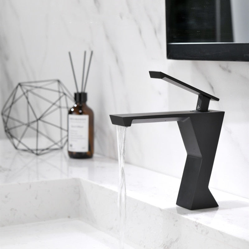 Brionne | Black Bathroom Faucet - Basin Mixer Tap & Modern Design