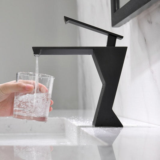 Brionne | Black Bathroom Faucet - Basin Mixer Tap & Modern Design