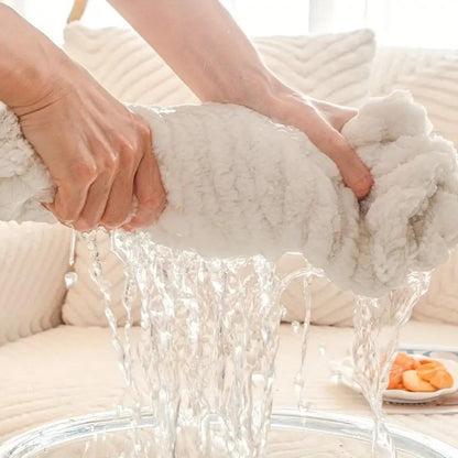 ChenilleCozy | Chenille Plush Sofa Cover