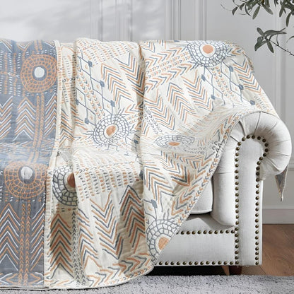 ChicHome | Reversible Cotton Throw Blanket