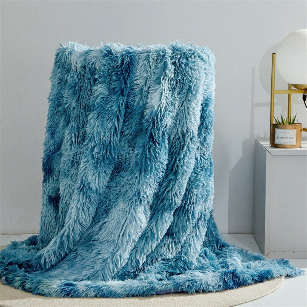 CozyNest | Fuzzy Faux Fur Blanket Throw