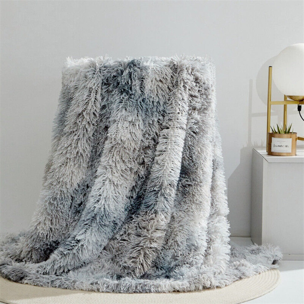 CozyNest | Fuzzy Faux Fur Blanket Throw