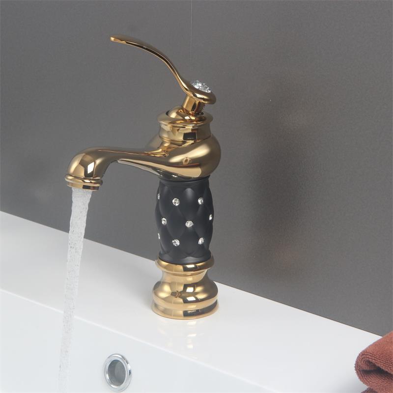 Bellagio | Luxury Golden Bathroom Faucet - High & Short Style