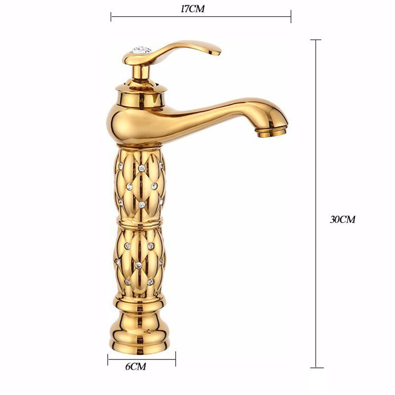Bellagio | Luxury Golden Bathroom Faucet - High & Short Style
