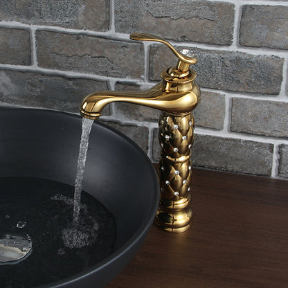 Bellagio | Luxury Golden Bathroom Faucet - High & Short Style