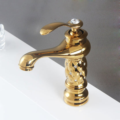 Bellagio | Luxury Golden Bathroom Faucet - High & Short Style