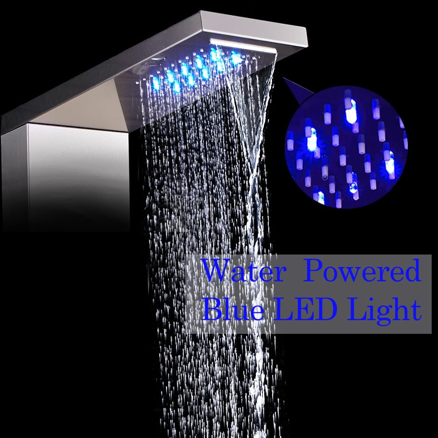 Zanetti | Luxury LED Shower Panel - SPA Massage Jet & Rainfall System