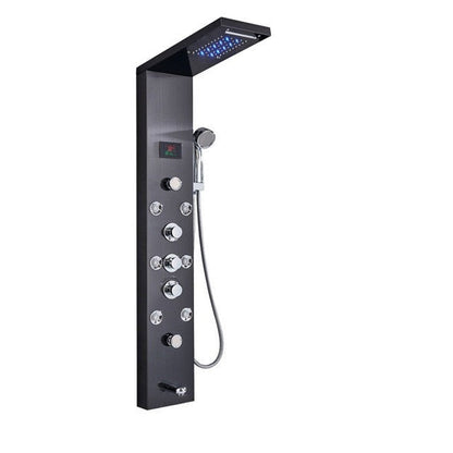 Zanetti | Luxury LED Shower Panel - SPA Massage Jet & Rainfall System