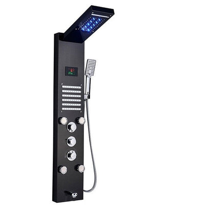 Zanetti | Luxury LED Shower Panel - SPA Massage Jet & Rainfall System