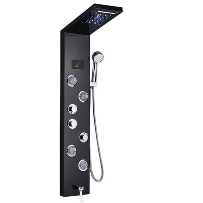 Zanetti | Luxury LED Shower Panel - SPA Massage Jet & Rainfall System