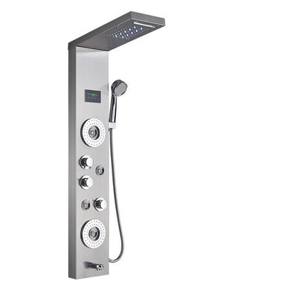 Zanetti | Luxury LED Shower Panel - SPA Massage Jet & Rainfall System