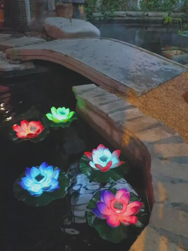 Solarrose | Enchanting Floating Fountain For Gardens And Ponds