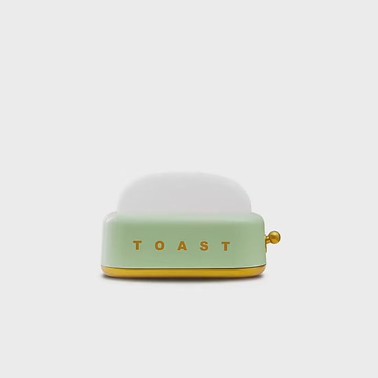 RetroGlow Table Lamp | Toaster-Inspired Rechargeable Lamp