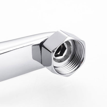 ChromeWall | Wall-Mounted Kitchen Mixer Tap Chrome Spout