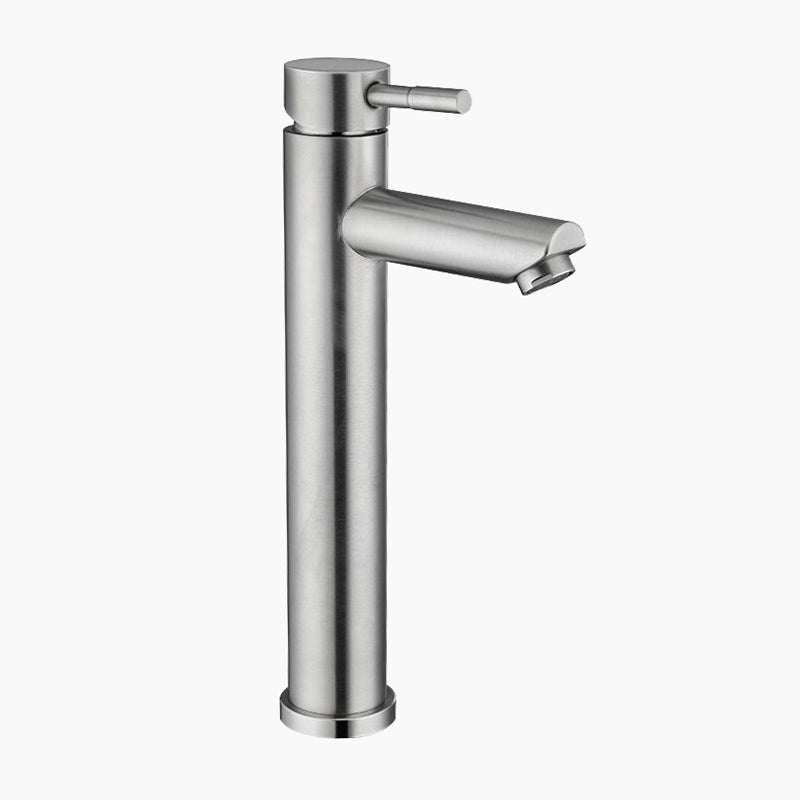 CelestFlow | Mixer Tap High Basin Brushed Steel Contemporary Design