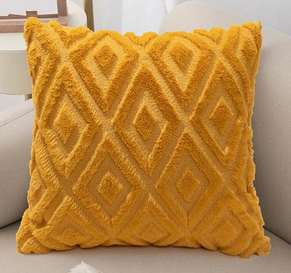 DiamondCushion | 3D Diamond Pattern Cushion Cover